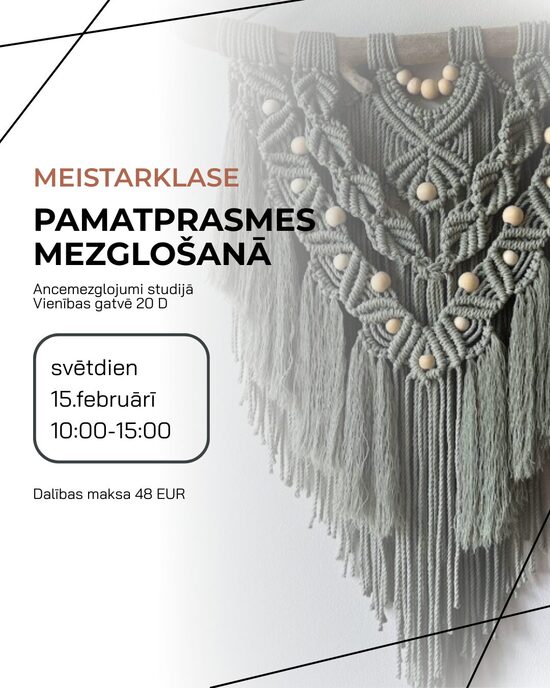 Mezglošanas meistarklase 15.februārī