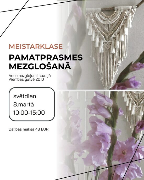 Mezglošanas meistarklase 8.martā